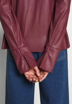 MAX&Co. COMFORT - Button-down Blouse - Burgundy -Max & Co.Sales 08a0e051a3664e058a47ae319f36b7a5