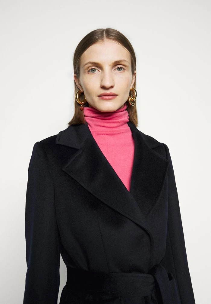 SHORTRUN - Classic coat - blue MAX&Co. SHORTRUN - Classic Coat - Blue -Max & Co.Sales 12c9c8e975074f1dbd2e46344e574355