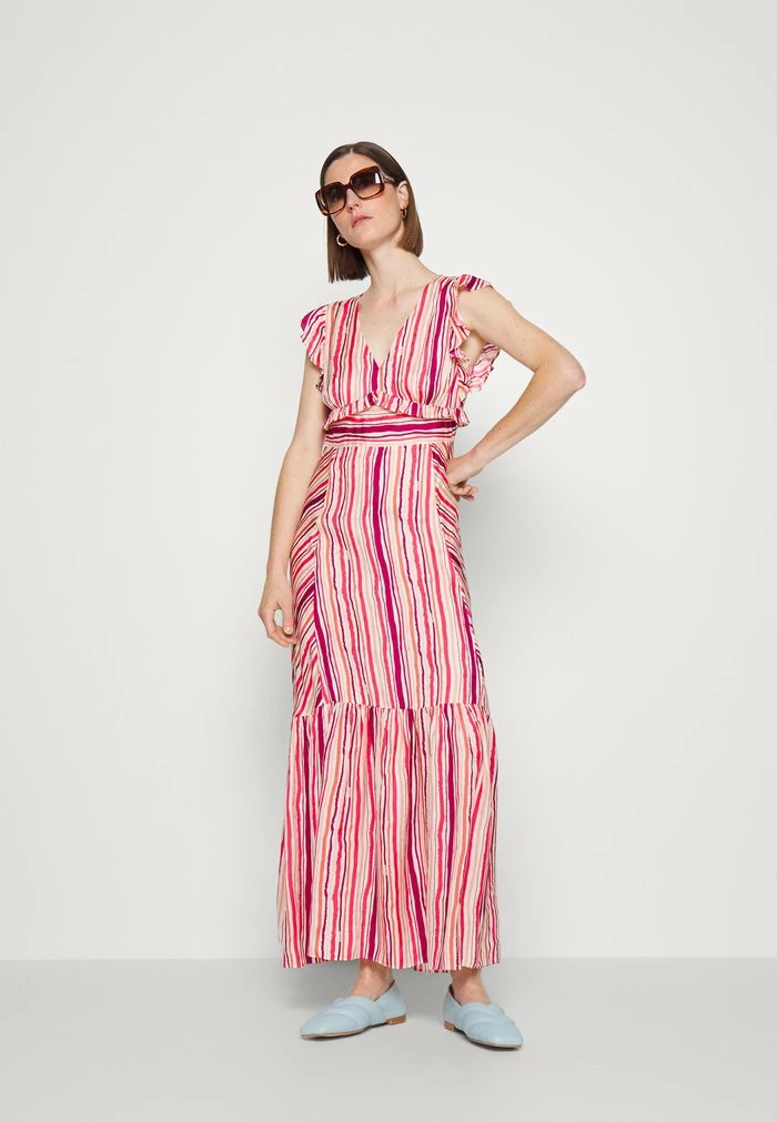 MAX&Co. NUVOLA - Maxi Dress - Burgundy 4 MAX&Co. NUVOLA - Maxi Dress - Burgundy - Image 2