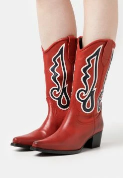 MAX&Co. FOLK - Cowboy/Biker Boots - Rosso