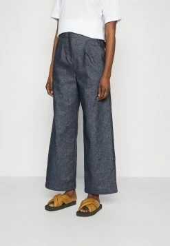 MAX&Co. PIGNA - Trousers - Navy Blue