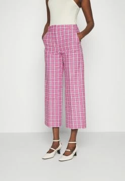MAX&Co. NAVIGLIO - Trousers - Fuchsia Pattern