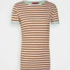 MAX&Co. DALMAZIA - Print T-shirt - Tan