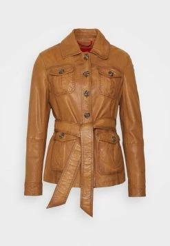 MAX&Co. BALDANZA - Leather Jacket - Tan 6 MAX&Co. BALDANZA - Leather Jacket - Tan -Max & Co.Sales 64c58936382641e98af3474e6ec76e75