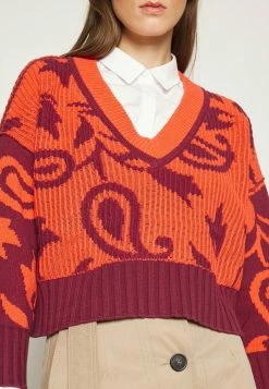 MAX&Co. SIMONA - Jumper - Burgundy Pattern -Max & Co.Sales 657451261ed54aebbe470f8d2367c863