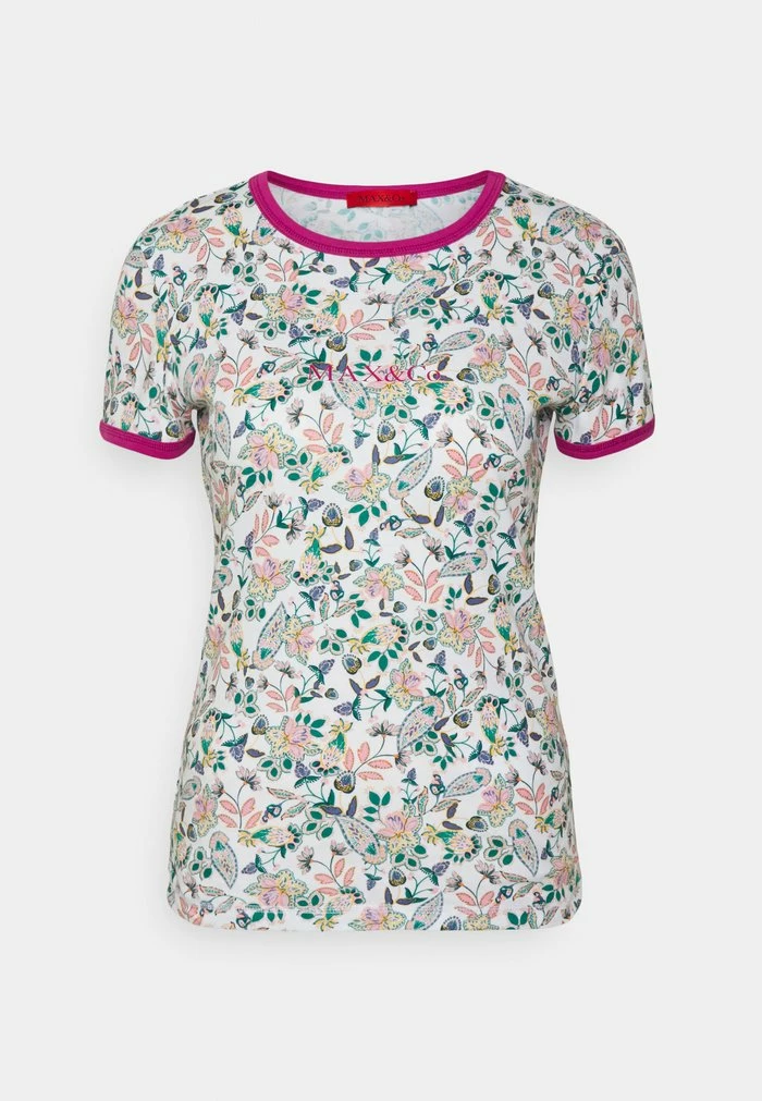 CURIOSO - Print T-shirt - white MAX&Co. CURIOSO - Print T-shirt - White -Max & Co.Sales 6eec5515c8a64ed58a42476ecfa19da6