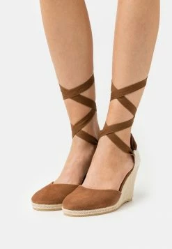 MAX&Co. OKLAHOMA - Wedge Sandals - Dark Brown