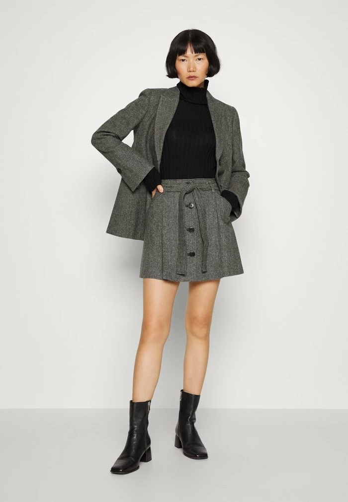 ONDULATO - Mini skirt - black MAX&Co. ONDULATO - Mini Skirt - Black -Max & Co.Sales 85481943dc744588924bdb79ad421d14