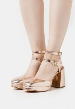 MAX&Co. DIANE - Platform Heels - Beige/oro