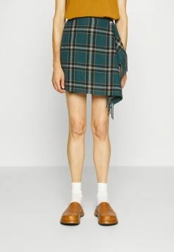 MAX&Co. TISANA - Mini Skirt - Green