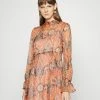 MAX&Co. ALESSIA - Day Dress - Coral Pattern