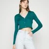 MAX&Co. SILVIA - Cardigan - Emerald Green