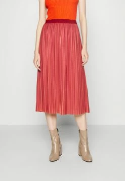 MAX&Co. CROMA - Pleated Skirt - Burgundy