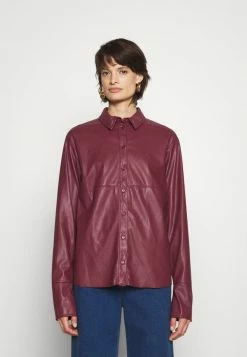 MAX&Co. COMFORT - Button-down Blouse - Burgundy
