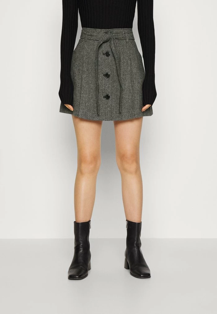 ONDULATO - Mini skirt - black MAX&Co. ONDULATO - Mini Skirt - Black -Max & Co.Sales abf9b54e403142a99fc8491e043bdd4c