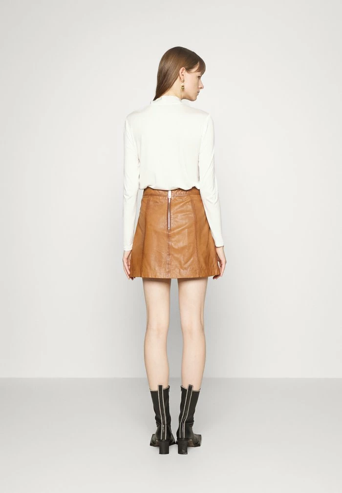 ORZATA - Mini skirt - tan MAX&Co. ORZATA - Mini Skirt - Tan -Max & Co.Sales b4504b6602c546f1ad35112c532dfc09