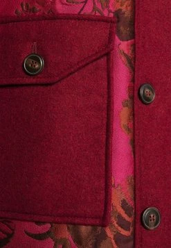 MAX&Co. DARGLE - Classic Coat - Burgundy Pattern -Max & Co.Sales bfb0363fbb74458bbda7fe7449fd1c59