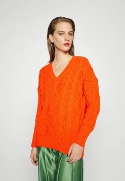 MAX&Co. ARRAN - Jumper - Orange