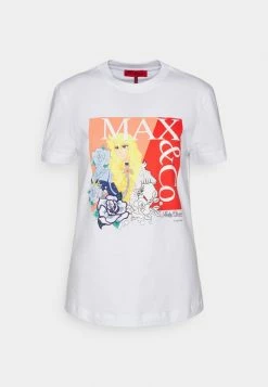 MAX&Co. LADYTEE - Print T-shirt - Optic White