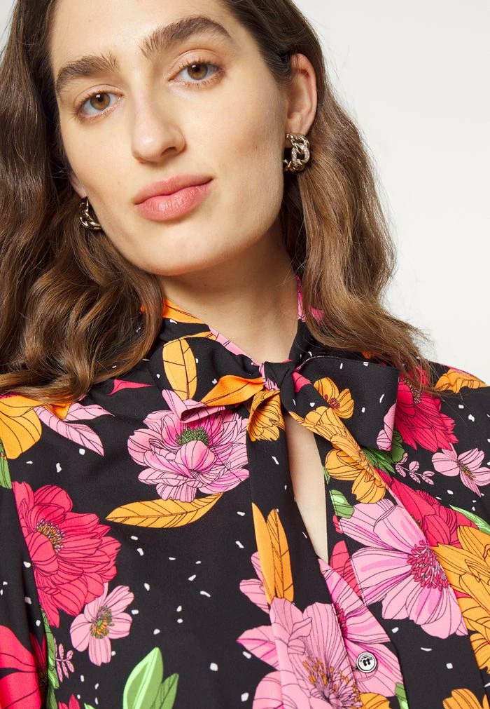 LIANA - Day dress - black pattern MAX&Co. LIANA - Day Dress - Black Pattern -Max & Co.Sales de9903d091914418885037169ce8daae