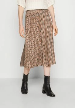 MAX&Co. ESPERIA - Pencil Skirt - Camel Pattern