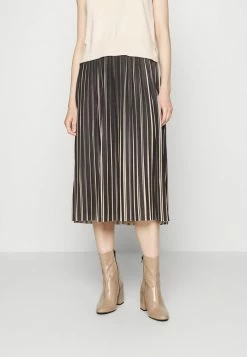 MAX&Co. CROMA - Pleated Skirt - Black Pattern