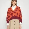 MAX&Co. SIMONA - Jumper - Burgundy Pattern 2 MAX&Co. SIMONA - Jumper - Burgundy Pattern -Max & Co.Sales ef2f6c16a57c418d8f3358a9184ecacb