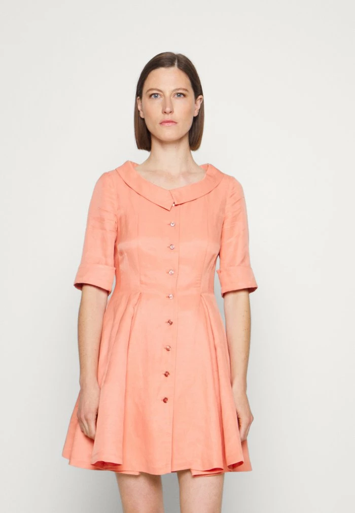 HOORAY - Shirt dress - coral MAX&Co. HOORAY - Shirt Dress - Coral -Max & Co.Sales fa8b734477454d3e8fda1f38165d1f76