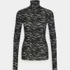 MAX&Co. DAMIERE - Long Sleeved Top - Black